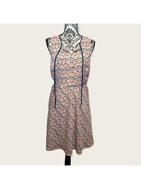 A.N.A. A New Approach Sleeveless Chevron Print A-line dress size M